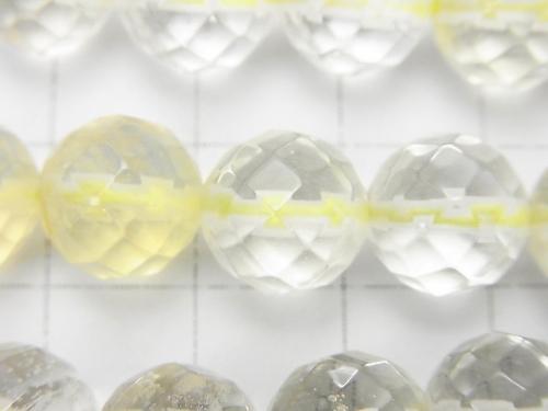 1strand $9.79! Synthetic Opal 64Faceted Round 10mm Yellow 1strand (aprx.15inch / 38cm)