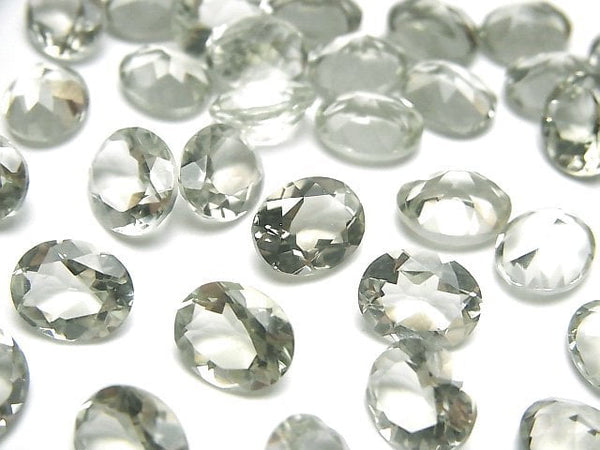 [Video]High Quality Green Amethyst AAA Loose stone Oval Faceted 10x8mm 5pcs