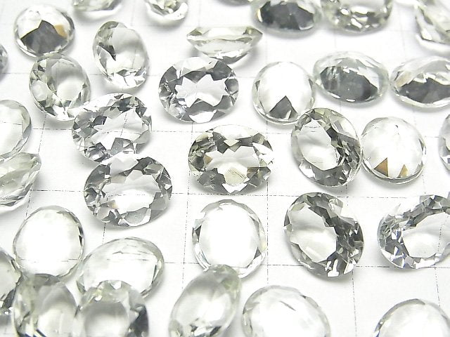 [Video]High Quality Green Amethyst AAA Loose stone Oval Faceted 11x9mm 5pcs