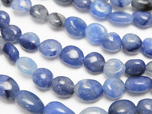 Brazil Blue Quartz Small Size Nugget 1strand beads (aprx.15inch / 36cm)