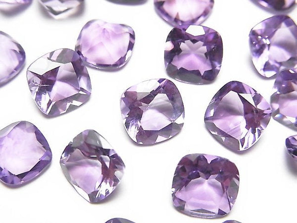 [Video] High Quality Amethyst AAA Loose stone Square Faceted 8x8mm 5pcs