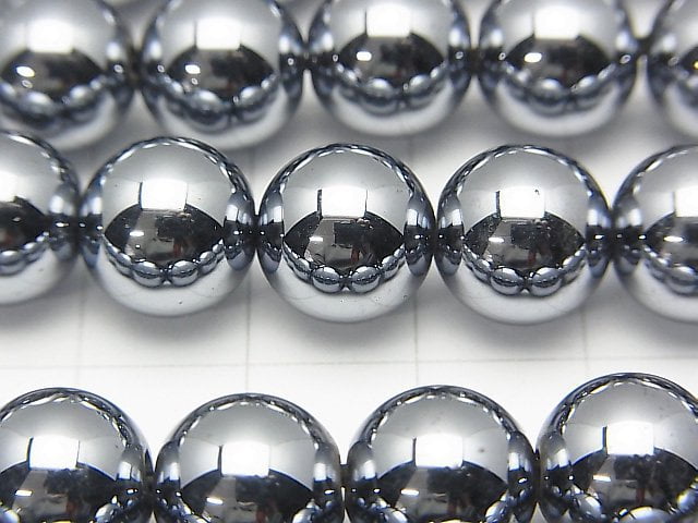 Terahertz Round 10mm [2mm hole] 1strand beads (aprx.15inch/37cm)