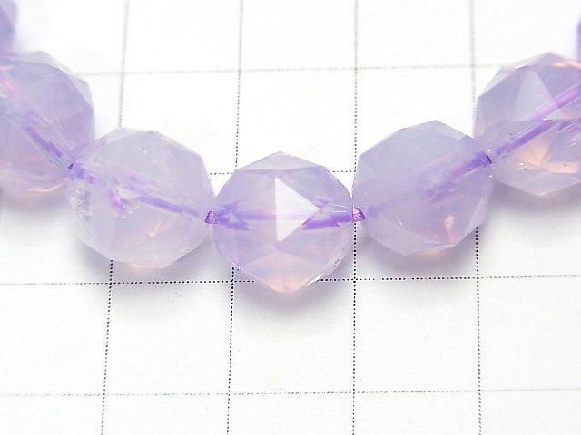 [Video] [One of a kind] High Quality! Scorolite AAA- Star Faceted Round 11mm Bracelet NO.18