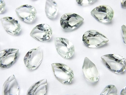 High Quality Green Amethyst AAA Undrilled Pear shape Faceted 9 x 6 x 4 mm 6 pcs $5.79!