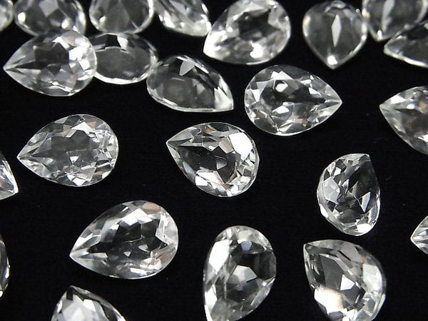 [Video]High Quality Crystal AAA Loose stone Pear shape Faceted 14x10mm 2pcs