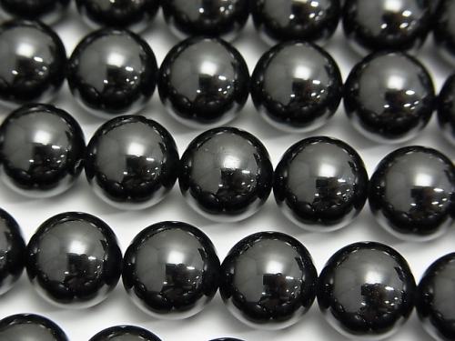 Black Spinel AAA Round 10mm half or 1strand beads (aprx.15inch / 38cm)