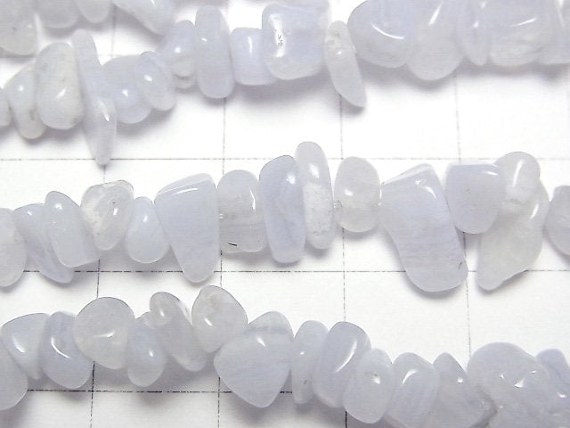 [Video]Blue Lace Agate AA Chips (Small Nugget ) 1strand beads (aprx.30inch/76cm)