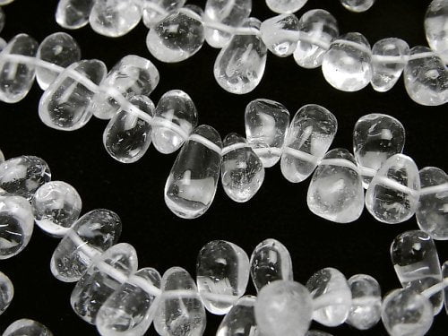 Crystal AAA- Drop -Nugget 1strand beads (aprx.14inch/34cm)