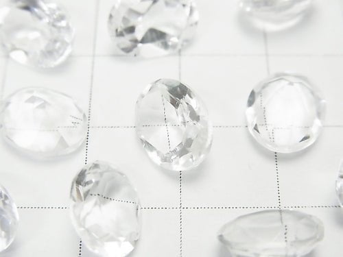 [Video]High Quality Crystal AAA Loose stone Oval Faceted 10x8mm 5pcs