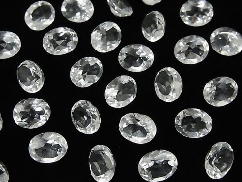 [Video]High Quality Crystal AAA Loose stone Oval Faceted 10x8mm 5pcs