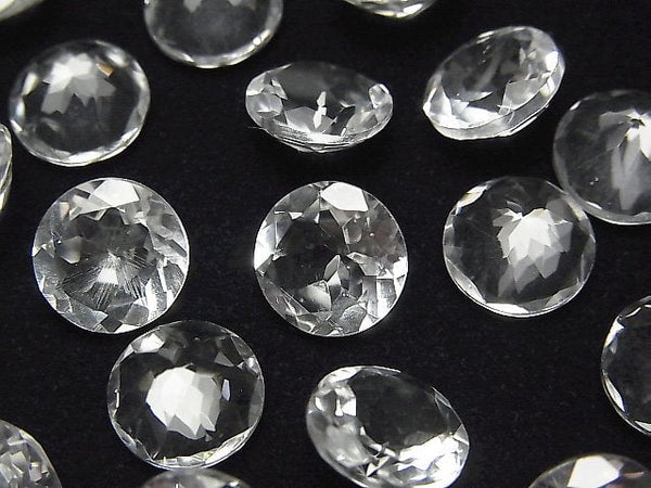 [Video]High Quality Crystal AAA Loose stone Round Faceted 10x10mm 3pcs
