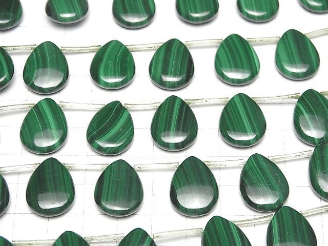 [Video]Malachite AAA Pear shape 20x15x5mm 1/4 or 1strand beads (aprx.14inch/34cm)