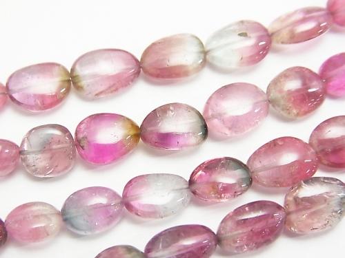 1strand $297.99! High Quality Water Tourmaline AAA Nugget Light Color [S size] 1strand (aprx.5inch / 12cm)