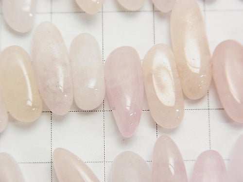 Morganite AA++ Nugget  Top Side Drilled Hole  half or 1strand beads (aprx.15inch/38cm)