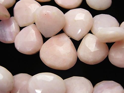 Pink Opal AA ++ Chestnut Faceted Briolette Size Gradation half or 1strand (aprx.7inch / 18 cm)