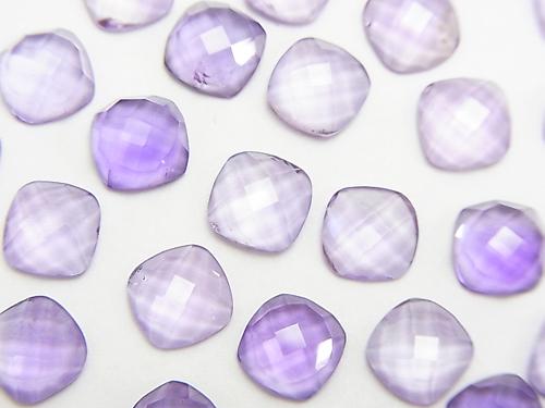 High Quality Pink Amethyst AAA Square Faceted Cabochon 7 x 7 mm 5pcs $6.79!