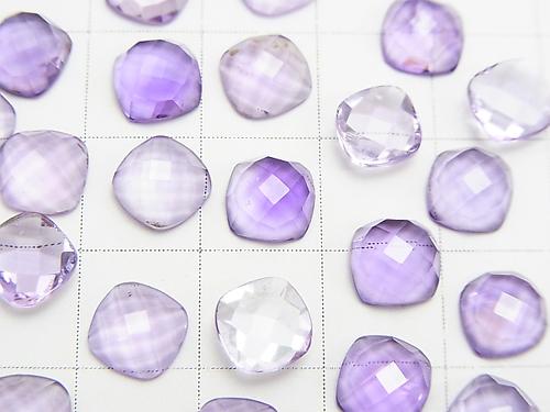 High Quality Pink Amethyst AAA Square Faceted Cabochon 7 x 7 mm 5pcs $6.79!
