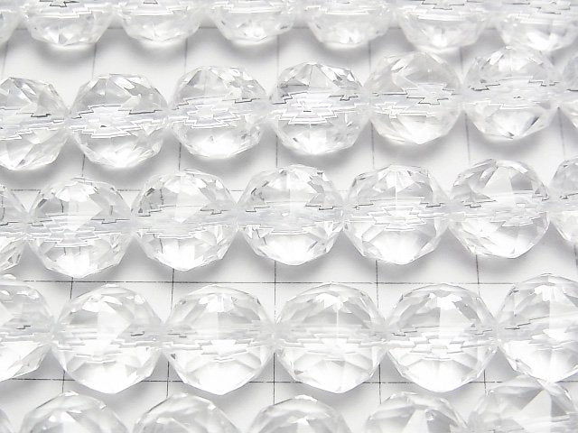 [Video] Crystal AAA Star Faceted Round 10mm half or 1strand beads (aprx.15inch/38cm)