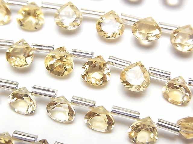 [Video]High Quality Citrine AAA Chestnut Faceted 6x6mm half or 1strand (18pcs )