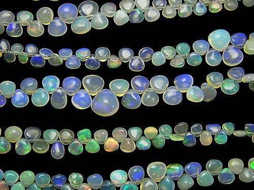 High Quality Ethiopian Crystal Opal AA++ Chestnut (Smooth) 1strand beads (aprx.7inch/19cm)