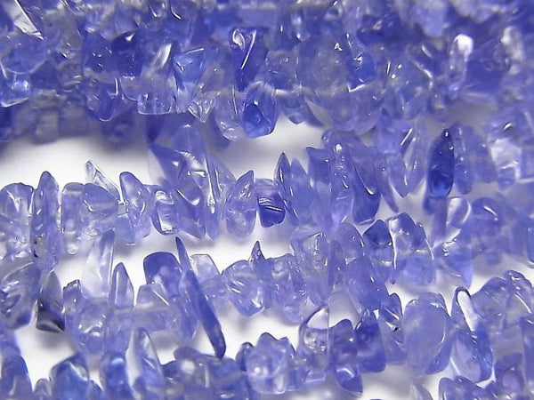 [Video]High Quality Tanzanite AAAA Chips half or 1strand beads (aprx.33inch/84cm)
