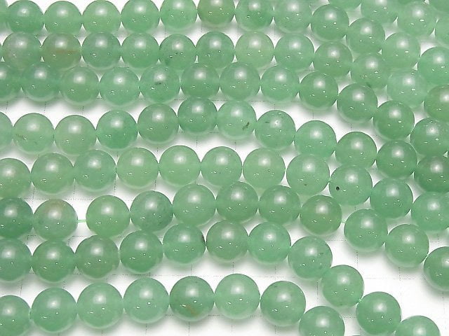 Green Aventurine Round 10mm 1strand beads (aprx.15inch / 37cm)