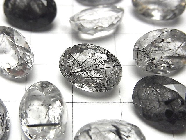 [Video]High Quality Tourmaline Quartz AAA Loose stone Oval Faceted 14x10mm 2pcs
