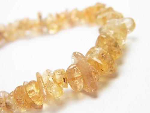 [Video] [One of a kind] High Quality Imperial Topaz AAA Chips (Small Nugget) Bracelet NO.68