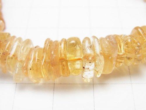[Video] [One of a kind] High Quality Imperial Topaz AAA Chips (Small Nugget) Bracelet NO.75