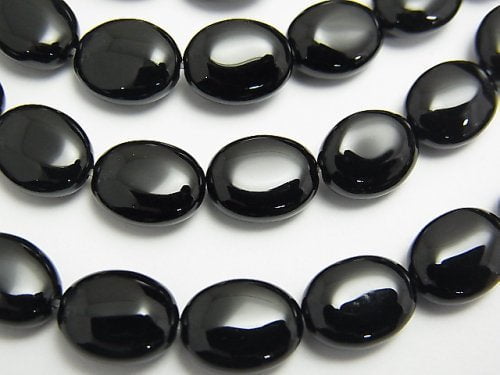 Onyx  Oval 10x8x4mm 1strand beads (aprx.15inch/38cm)