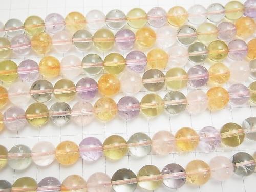 High Quality Mixed Stone AAA--AA++ Round 10mm 1/4 or 1strand (aprx.15inch/38cm)