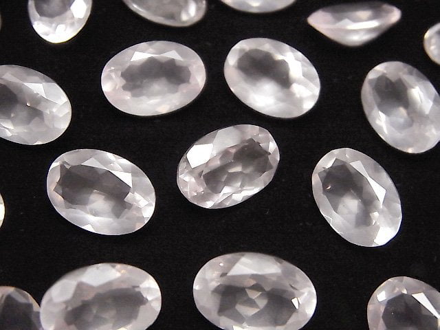 [Video]High Quality Rose Quartz AAA Loose stone Oval Faceted 14x10mm 2pcs