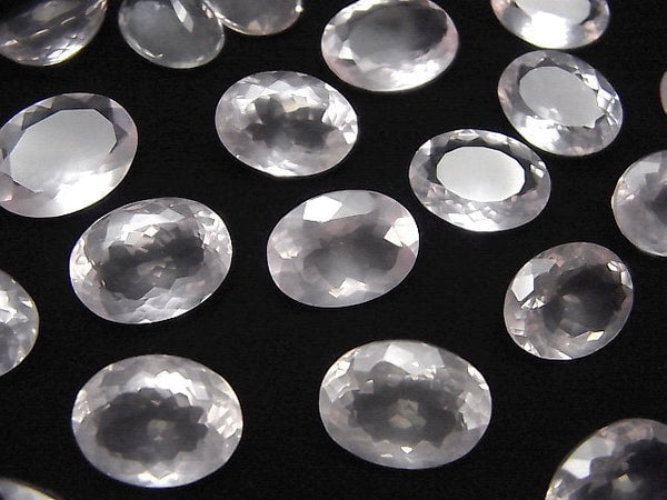 [Video]High Quality Rose Quartz AAA Loose stone Oval Faceted 16x12mm 2pcs