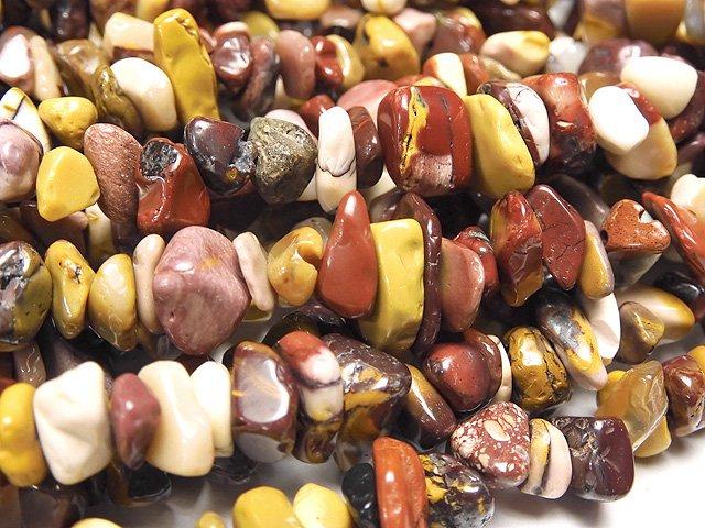 [Video] Mookaite Chips (Small Nugget) 1strand beads (aprx.31inch / 78cm)