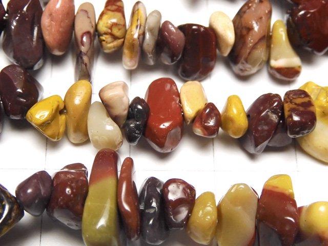 [Video] Mookaite Chips (Small Nugget) 1strand beads (aprx.31inch / 78cm)