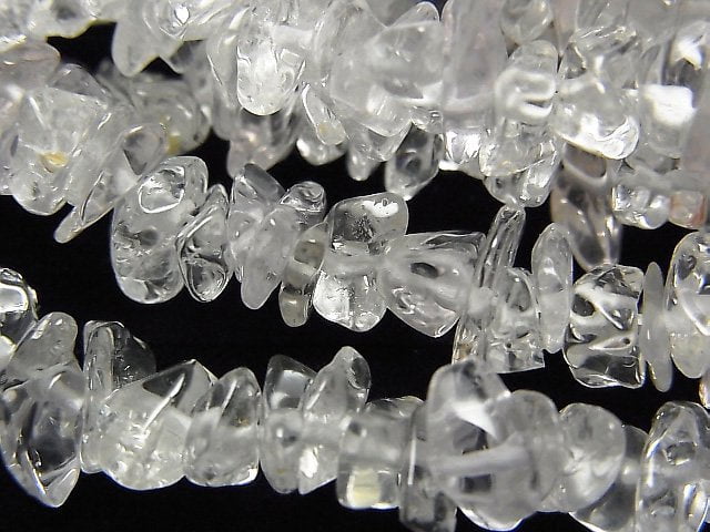 [Video] Natural White Topaz AAA- Chips (Small Nugget ) 1strand (aprx.32inch/80cm)
