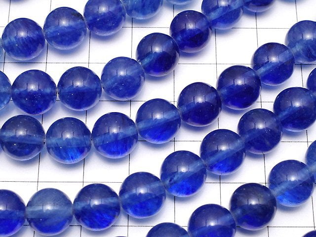 Blueberry Quartz Glass  Round 10mm 1strand beads (aprx.15inch/37cm)