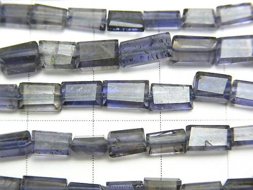 1strand $11.79! Iolite AA Faceted Rectangle  1strand (aprx.13inch/31cm)