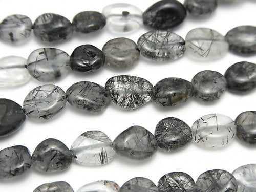 Tourmaline Quartz AA++ Small Size Nugget 1strand beads (aprx.15inch/38cm)