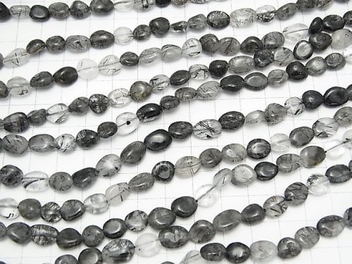 Tourmaline Quartz AA++ Small Size Nugget 1strand beads (aprx.15inch/38cm)
