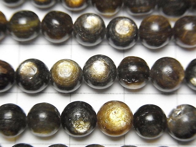 [Video]Moscovite Round 6mm half or 1strand beads (aprx.15inch/38cm)