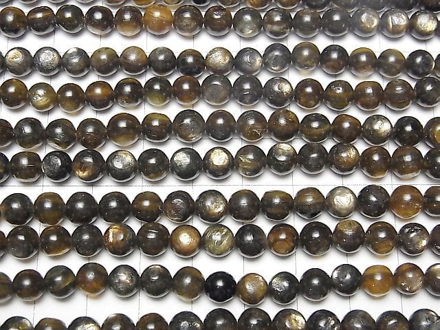 [Video]Moscovite Round 6mm half or 1strand beads (aprx.15inch/38cm)