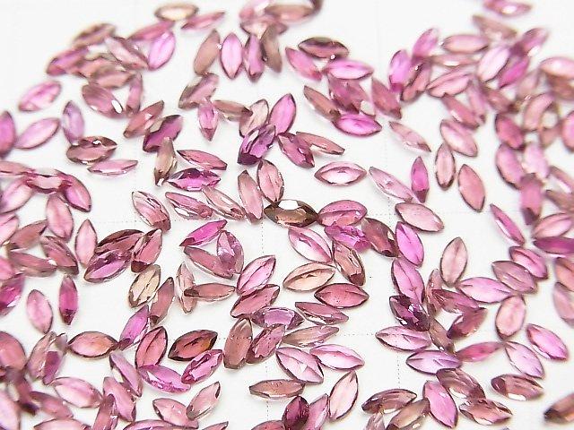 [Video]High Quality Pink Tourmaline AAA Undrilled Marquise Faceted 4x2mm 10pcs $11.79!