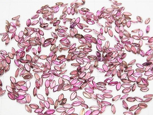 [Video]High Quality Pink Tourmaline AAA Undrilled Marquise Faceted 4x2mm 10pcs $11.79!