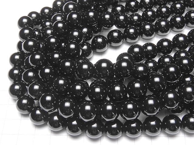 [Video] Tibetan Morion Crystal Quartz AAA Round 12mm half or 1strand beads (aprx.15inch/37cm)