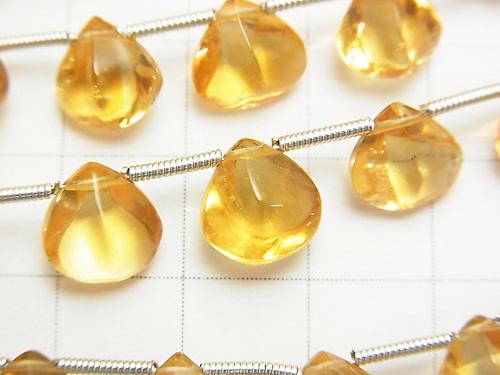 1strand $24.99! High Quality Citrine AAA 4 Faceted Chestnut Size Gradient 1strand (aprx.6inch / 16cm)