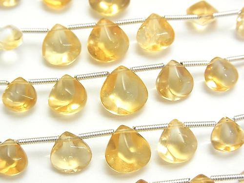 1strand $13.99 High Quality Citrine AAA- 4Faceted Chestnut Size Gradient 1strand (aprx.6inch / 16cm)