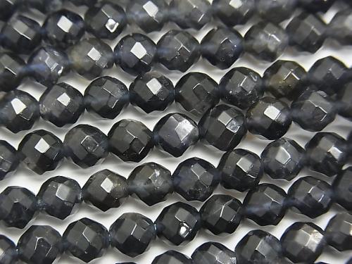 Iolite AA+ 64Faceted Round 6mm half or 1strand (aprx.15inch/38cm)
