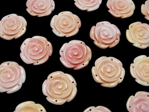 Queen Conch Shell AAA Rose  20mm [3 holes] 1pc $4.79!