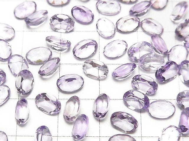 [Video]High Quality Amethyst AAA Loose stone Oval Faceted 7x5mm 10pcs